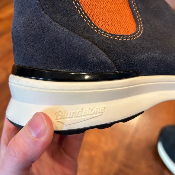 NEW Blundstone 2147 Chelsea Sneaker Boots Blue Suede Size 9.5 Womens 7.5 Mens - Picture 6 of 9